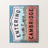 ケンブリッジ・ジグソーシティへのパズル ジグソーパズル (縦)