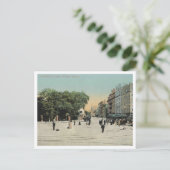 ケンブリッジMA、ハーバード広場、1910年 ポストカード (スタンド正面)