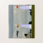 ケンブルエアフィールドエアレーシンググロスターシャーイングランド ジグソーパズル (縦)