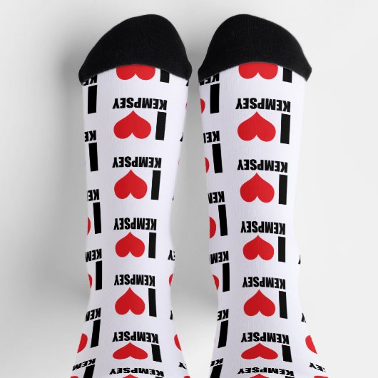 ケンプシーが大好き ソックス (上部)