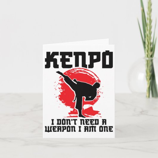 ケンポファイターウェポン拳法インストラクター空手マルティ カード (正面)