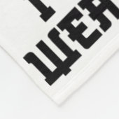 ケンポファイターウェポン拳法インストラクター空手マルティ フリースブランケット (角)