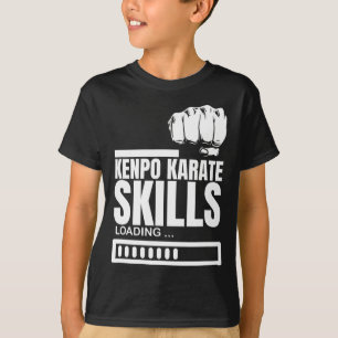 ケンポー空手スキル読み込み中 面白い アメリカンケンポー Tシャツ