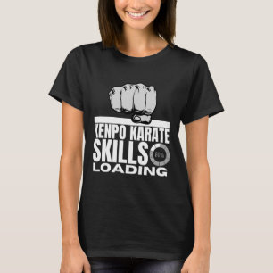 ケンポー空手スキル ローディング中 楽しいアメリカンケンポー2 Tシャツ