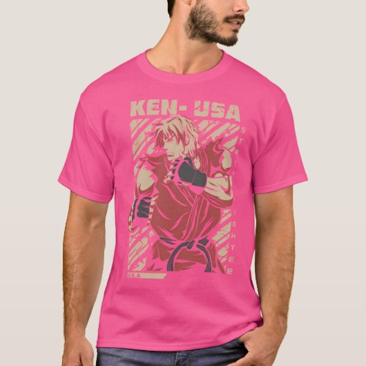 ケンマスターズ – 通りファイター Tシャツ (正面)