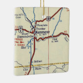 ケンメラーWYヴィンテージマップ セラミックオーナメント (右)