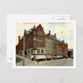 ケンモアホテルアルバニー1910ヴィンテージ ポストカード (正面/裏面)