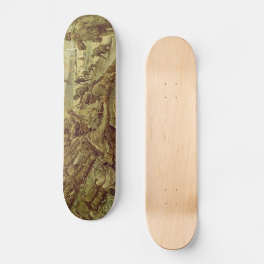 ケンライリーの第二次世界大戦によるオマハの最初波 スケートボード (正面)