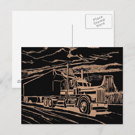 ケンワース ポストカード (正面/裏面)