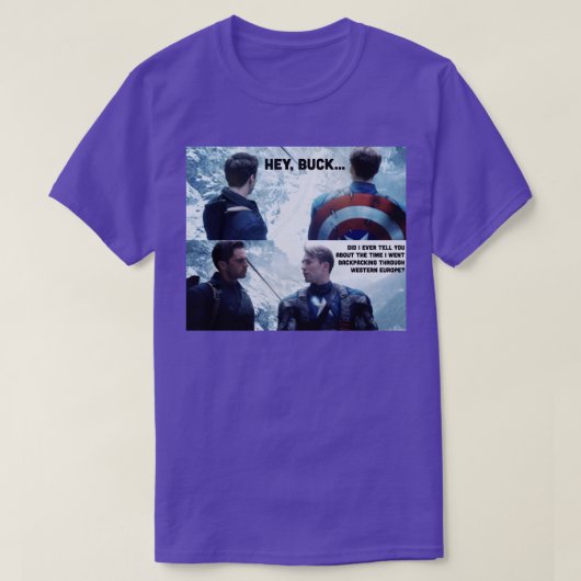 ケン・アダムス・バックパック物語 Tシャツ (デザイン正面)