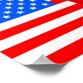 ケン・ボーンのポスター:アメリカ国旗 ポスター (角)