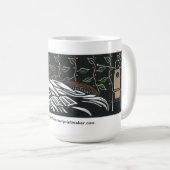 ケンSwanson著横たわる女性のマグ コーヒーマグカップ (正面右)