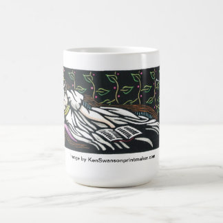 ケンSwanson著横たわる女性のマグ コーヒーマグカップ