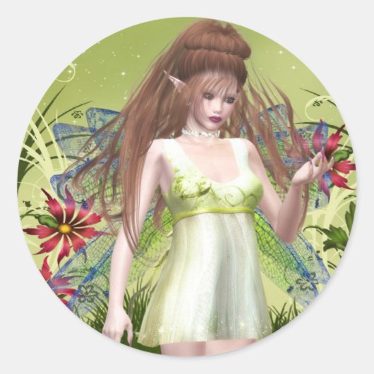 ケヴァ妖精のシール ラウンドシール (正面)