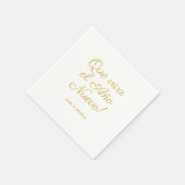 ケヴィヴァエルアニョヌエボ!おもしろい大晦日パーティー スタンダードカクテルナプキン (角)