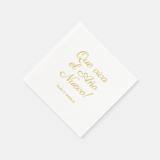 ケヴィヴァエルアニョヌエボ！おもしろい大晦日パーティー スタンダードカクテルナプキン (角)