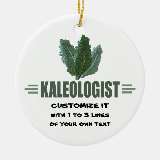 ケーおもしろいル恋人 セラミックオーナメント (正面)