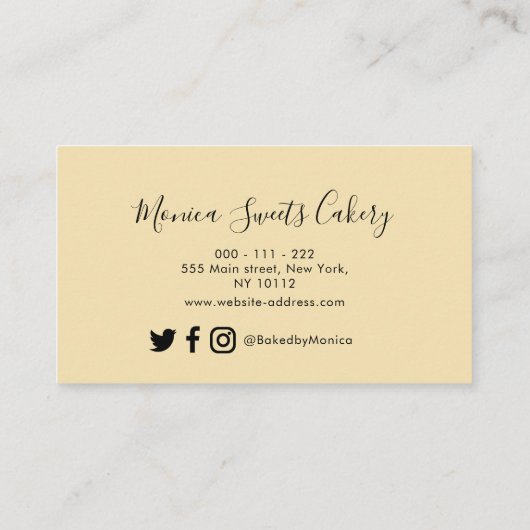 ケーエレガントクリーロイヤリティカード 名刺 (裏面)