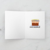 ケーキおもしろいカード 招待状 (内部)