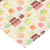 ケーキおよび蝋燭 テーブルクロス (アングル)