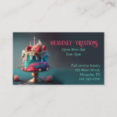 ケーキお洒落ーかわいらしベーカリー 名刺 (正面)