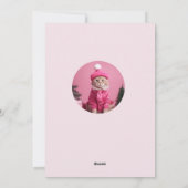 ケーキかわいいジンジャー子猫 シーズンカード (裏面)