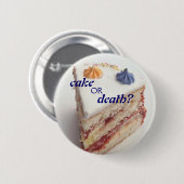 ケーキか死か。 缶バッジ (正面&裏面)