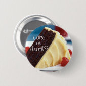 ケーキか死か。 2 缶バッジ (正面&裏面)