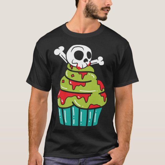 ケーキか死か Tシャツ (正面)