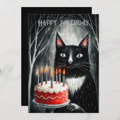 ケーキがゴシックケーキの黒猫 シーズンカード (正面/裏面)