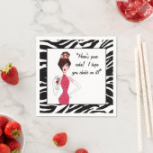 「ケーキが来たぞ！息を飲ませてくれないか！」 スタンダードカクテルナプキン (インサイチュ)