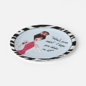 「ケーキが来たぞ！息を飲ませてくれないか！」 ペーパープレート (アングル)