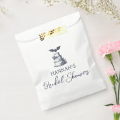 ケーキこうもりブライダルシャワー フェイバーバッグ (封をした状態)