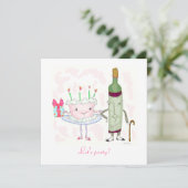 ケーキさんとバブリーさん 招待状 (スタンド正面)