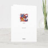 ケーキとお茶 カード (裏面)