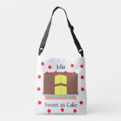 ケーキとさくらんぼ クロスボディバッグ (裏面)