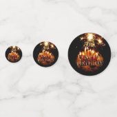 ケーキとキラキラと50ハッピーバースデー コンフェッティ (裏面)