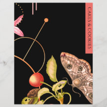 ケーキとクッキー |レシピ挿入 |黒い蝶