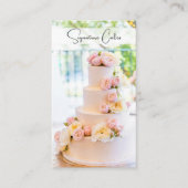 ケーキとケータリングのQRコード 名刺 (正面)