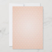 ケーキとコーヒーのテーマパーティー招待状 招待状 (裏面)