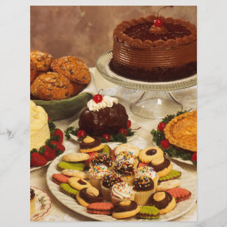 ケーキとスイーツ チラシ