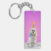 ケーキとパップキーチェーン キーホルダー (正面左)