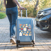 ケーキとパティスリーが美味しいお菓子 シール (スーツケースインサイチュ)