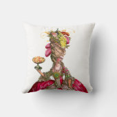 ケーキと孔雀とマリー・アントワネット クッション (裏面)