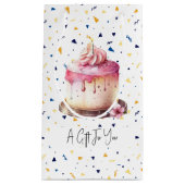 ケーキと紙吹雪抱き枕 スモールペーパーバッグ (正面)