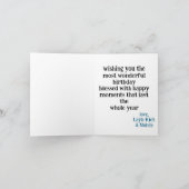 ケーキにかわいい子ども誕生日 カード (内部)