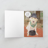 ケーキのくんくんかぐ犬 カード (内部)