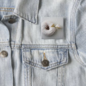 ケーキのクローズアップ 缶バッジ (インサイチュ)