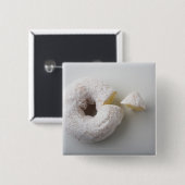 ケーキのクローズアップ 缶バッジ (正面&裏面)