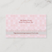 ケーキのケイタリングビジネスカード 名刺 (裏面)